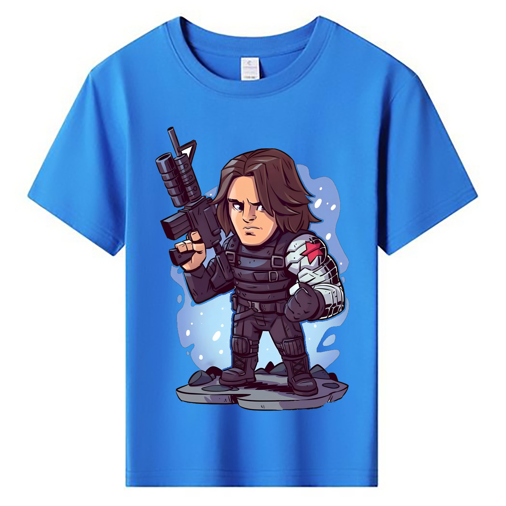 （画像用） アベンジャーズ The Avengers 綿100％キッズTシャツ（フロントプリント）
